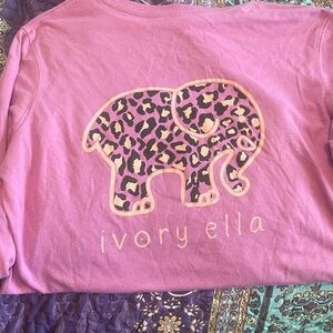 Ivory Ella- leopard print tee